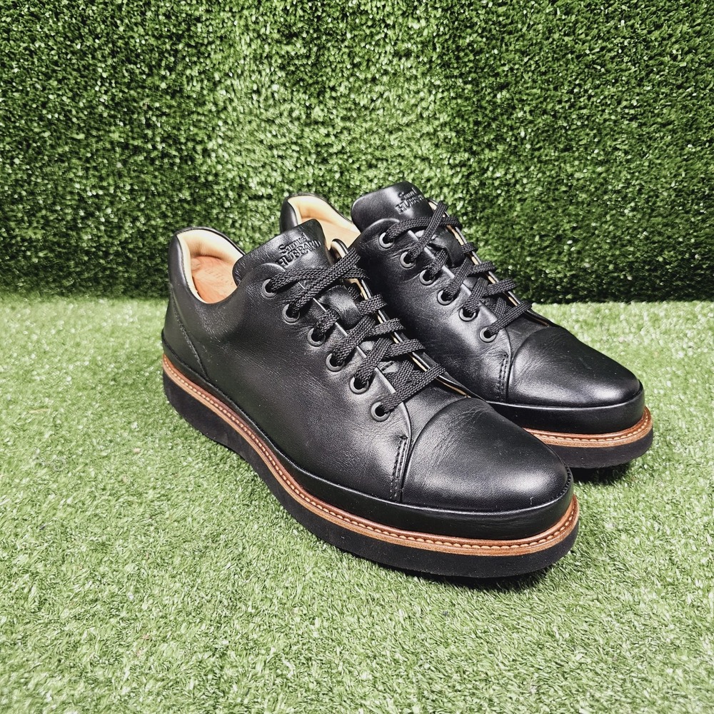 Samuel Hubbard DressFast Black Leather Oxford Casual Sneakers Mens Size‎ 9.5